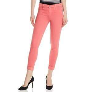 J Brand ALANA HIGH RISE ANKLE SKINNY CROP JEANS in Glare size 29